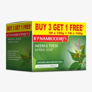 K P Namboodiri's Neem & Tulsi Herbal Soap 75Gms